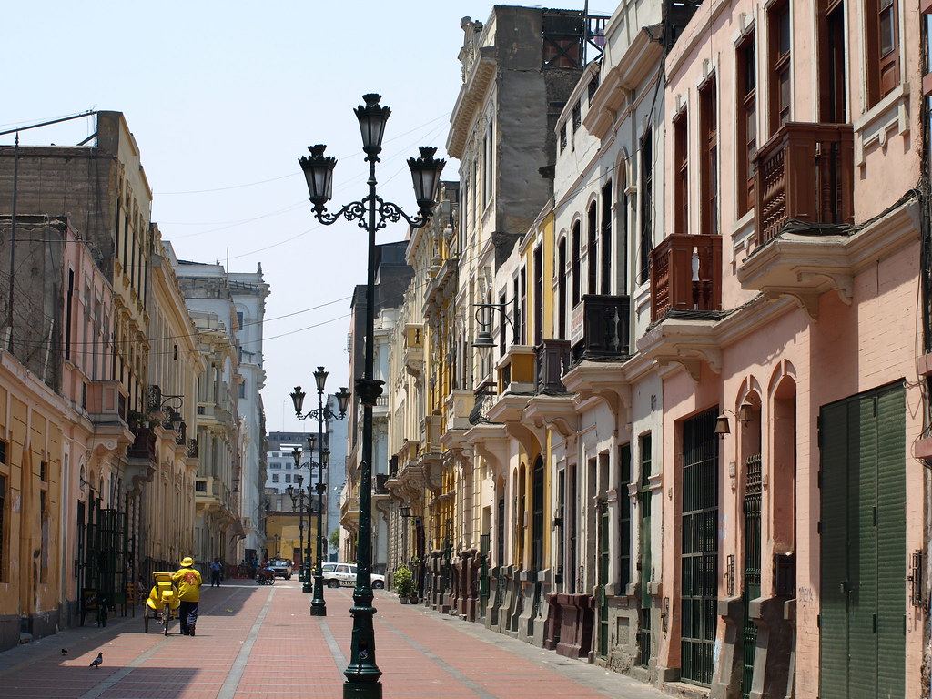 Calles coloniales de Lima, Perú